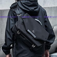 斜挎包男大容量機能機車胸包機車斜跨單肩包磁吸扣男士騎行揹包 歷史價格詳細信息