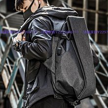 雙肩包休閑潮酷多用學生潮流時尚單肩大學生斜挎包新款多功能背包 歷史價格詳細信息