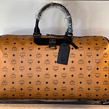 Leann代購~MCM 真皮波士頓枕頭包包女2024新款夏季單肩斜挎手提小包 俏皮百搭 18cm 配盒 歷史價格詳細信息