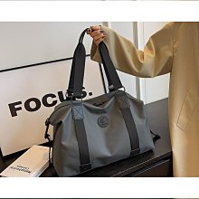 旅行包女短途小型輕便大容量旅遊健身包男多口袋簡約手提單肩布包 歷史價格詳細信息