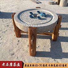 ~甄選百貨現貨 老石磨茶臺 舊磨盤復古花園林鋪地石裝飾庭院戶外圓形腳踏石造景- 歷史價格詳細信息