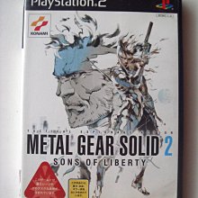 ps2 潛龍碟影 2 自由之子 特攻神碟 METAL GEAR  SOLID 2 歷史價格詳細信息