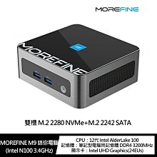 MOREFINE M9 迷你電腦(Intel N100 3.4GHz)(無作業系統)- 32G/256G 歷史價格詳細信息