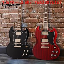 epiphone電吉他SG Standard CH 櫻桃紅男女生新手進階易普鋒 歷史價格詳細信息