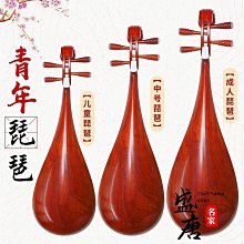 免運~語彈 | 機械軸成人琵琶好調弦 兒童琵琶自學樂器專業考級演奏-盛唐名家 歷史價格詳細信息