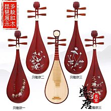 琵琶樂器初學者入門兒童成人小琵琶琴紅木花梨木專業教學自學琵笆 歷史價格詳細信息