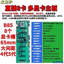 全新主板B75非直插八卡USB轉接PCIE 8顯卡槽大間距代B85送CPU套裝 歷史價格詳細信息