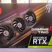 MSI RTX3060 GAMING Z TRIO 12G 顯示卡 功能正常 已註冊延保 蘆洲可自取📌自取價6600 歷史價格詳細信息