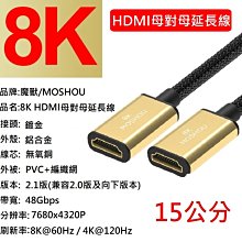 魔獸 MOSHOU HDMI 2.1版 公對母延長線 電腦 電視機 8K 60HZ 4K 120HZ HDR 1.5米 歷史價格詳細信息
