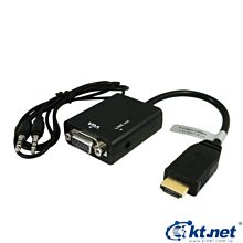 KTNET HDMI轉VGA15母15cm+音源黑色 歷史價格詳細信息