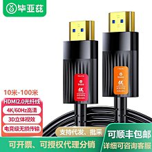 光纖HDMI線2.0版 4K60Hz發燒級高清線電腦電視投影儀顯示3D視頻線 歷史價格詳細信息