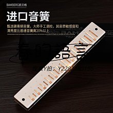 口琴班貝格德國進口音簧24孔28孔復音重音口琴正品初學專業演奏級口琴 價格比較,價格查詢,歷史價格詳細信息