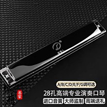 德國進口音簧28孔復音口琴高級成人專業演奏級ABEFG調初學入門 歷史價格詳細信息