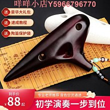 陶笛12孔初學者成人C調十二中音AC兒童小學生入門樹脂專業6壎樂器 歷史價格詳細信息