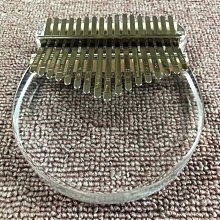 拇指琴透明水晶款拇指琴卡林巴琴初學者17音21音女生款手指鋼琴樂器 免運 歷史價格詳細信息