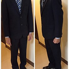 成套西裝 PROFILO 46R 深藍點紋 毛料西裝外套+PROFILO 40號毛料打折西褲 歷史價格詳細信息