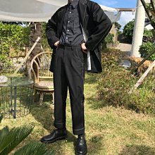 FINDSENSE H1秋季 新款 日本 簡約 純色 時尚 復古撞色 西裝外套 西裝褲兩件套 潮男 西裝套裝 歷史價格詳細信息