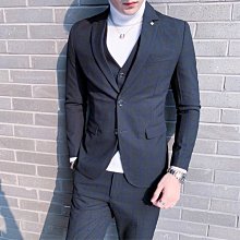 新款新西服套裝郎雙排扣男士珠邊藏青色商務正裝黑色寶藍色西裝女 歷史價格詳細信息