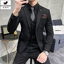 新郎結婚禮服富貴鳥男士西裝套裝韓版緊身伴郎結婚學生禮服職業正裝休閒男裝潮 歷史價格詳細信息