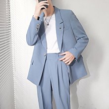 小西裝男韓版潮流ins寬鬆休閒情侶夾克上衣2023新款春秋西裝外套（滿599元免運） 歷史價格詳細信息