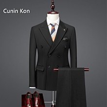 高檔西服套裝男士三件套英倫商務修身職業正裝韓版灰色休閒西裝男 歷史價格詳細信息