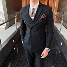 雙扣西裝套裝男女同款職業裝教育機構教師工作服老師正裝西裝藏青.A3 歷史價格詳細信息