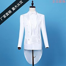 男士燕尾服新款成人西裝舞臺合唱表演服美聲歌手主持司儀魔術禮服 歷史價格詳細信息