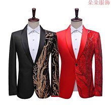 3688男士宴會印花新郎伴郎禮服套裝表演西裝男司儀夜店主持影樓主題服 歷史價格詳細信息