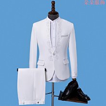 【新款】男生舞臺裝 主持表演 青果領男士休閒西裝青年緊身禮服壓花外套宴會主持人單西裝粉色潮 歷史價格詳細信息