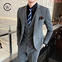 暗黑系 西裝套裝男士商務休閒正裝三件式緊身新郎結婚禮服英倫格子西裝男 307PGH200 31B1 正裝男誘惑 主持人禮（滿599元免運） 歷史價格詳細信息