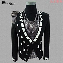 【】西裝外套 演出宴會西服網紅碎花小西裝男修身韓版潮流帥氣髮型師印花西服潮男秋季花外套 歷史價格詳細信息