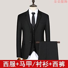 限時特惠男士西裝套裝三件式商務休閒職業裝緊身新郎伴郎結婚三件式禮服潮 商務西裝 西裝 歷史價格詳細信息