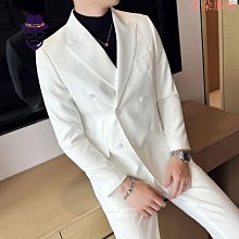 雙扣西裝套裝男女同款職業裝教育機構教師工作服老師正裝西裝藏青.A3 歷史價格詳細信息