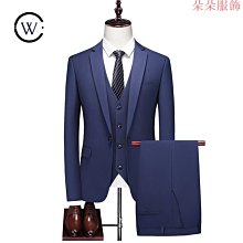 暗黑系 西裝套裝男士商務休閒正裝三件式緊身新郎結婚禮服英倫格子西裝男 307PGH200 31B1 正裝男誘惑 主持人禮（滿599元免運） 歷史價格詳細信息