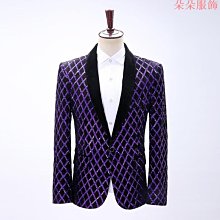 3688男士宴會印花新郎伴郎禮服套裝表演西裝男司儀夜店主持影樓主題服 歷史價格詳細信息