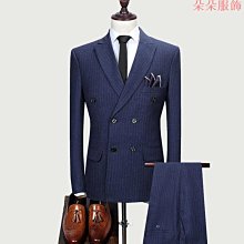 時尚方格子西裝三件套男 春季新款韓版修身商務西服套裝 歷史價格詳細信息