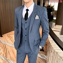 西服套裝男士三件套職業商務休閒西服男修身西裝伴郎新郎結婚禮服 歷史價格詳細信息