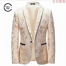 暗黑系 男士西裝外套時尚個性印花西裝男緊身韓版潮流 2602PG9160 23X9 表演服裝 主持人禮服 歷史價格詳細信息