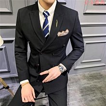 時尚方格子西裝三件套男 春季新款韓版修身商務西服套裝 歷史價格詳細信息