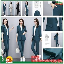 小西裝顯瘦休閒時尚套裝女夏季洋氣質職業短褲時髦西服兩件套女性服裝流行女裝休閒服飾~BA11451 歷史價格詳細信息