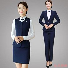 職業裝正裝套裝女氣質男女西裝襯衫褲子三件套企業公司工作服 歷史價格詳細信息