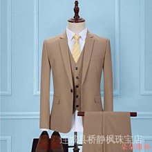 西裝套裝男士秋季緊身帥氣結婚新郎禮服春秋新款韓版潮流西裝三件 男西裝 外套 歷史價格詳細信息