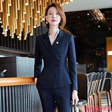 秋冬新款長袖酒店前臺服務員工作服美容院空姐制服職業裝女裙套裝 歷史價格詳細信息