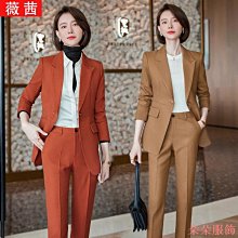 西裝套裝女秋冬職業裝女裝套裝西裝外套女士大尺碼工作服面試正裝OL 歷史價格詳細信息