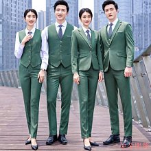 綠色西裝套裝女2022秋冬職業裝氣質女神範美容院正裝緊身西裝套裝 歷史價格詳細信息