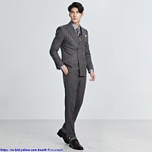 2022年條紋男士西裝禮服套裝緊身韓版潮流休閒西裝男正裝新郎畢業晚宴酒會結婚禮服 歷史價格詳細信息