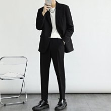 現貨熱銷-西裝男套裝上班休閑職業西服外套學生面試正裝三件套伴郎服兄弟裝-特價 歷史價格詳細信息