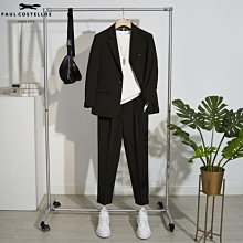 現貨 休閑套裝男秋季寬松韓版潮牌四條杠一套男士套頭圓領tb衛衣運動服 歷史價格詳細信息