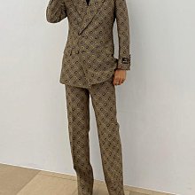 外套壹整套立領運動套裝拼接韓版長褲休閒秋季男男士新款條紋時尚-潮男服飾 歷史價格詳細信息