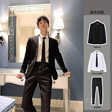 西服套裝男士外套商務休閑春秋上衣西裝工作服結婚職業正裝小西裝西裝外套 西裝外套男-港仔男裝 歷史價格詳細信息